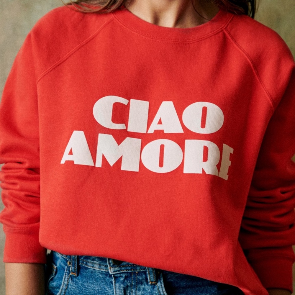 Sézane Ciao Amore Sweatshirt